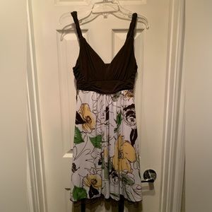 Speechless Easter dress! Size small brown and white